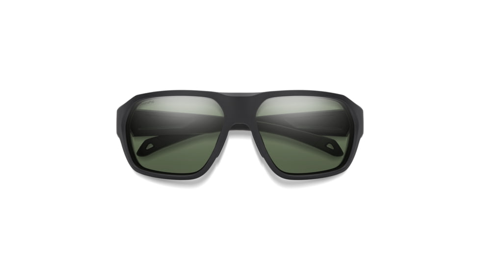 Smith Deckboss Sunglasses, Matte Black Frame, ChromaPop Polarized Gray Green Lens, 20406600363L7