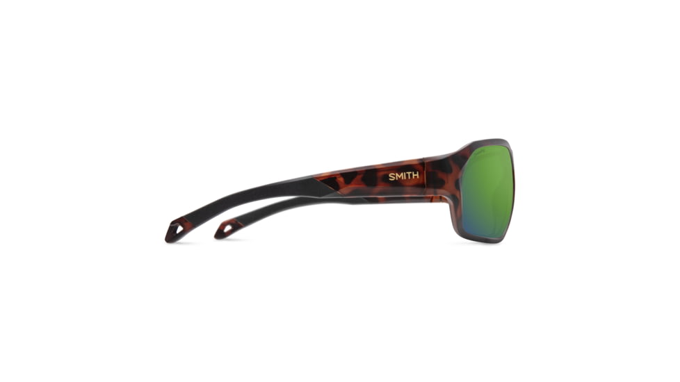 Smith Deckboss Sunglasses, Matte Tortoise Frame, ChromaPop Polarized Green Mirror Lens, 204066N9P63UI