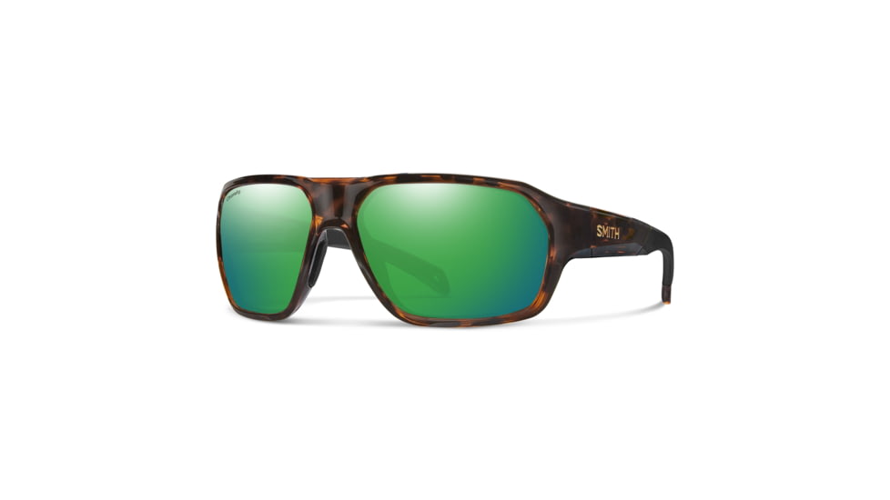 Smith Deckboss Sunglasses, Tortoise Frame, ChromaPop Glass Polarized Green Mirror Lens, 20406608663UI