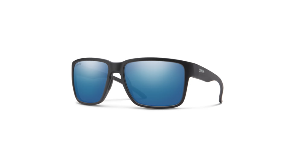 Smith Emerge Sunglasses, Matte Black Frame, ChromaPop Polarized Blue Mirror Lens, 20405500360QG