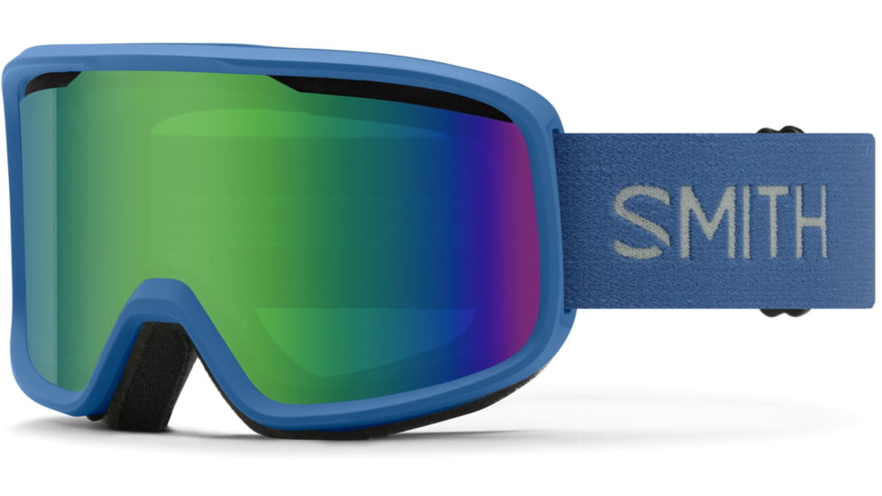 Smith Frontier Goggle, Airflow Series, True Blue, Green Sol-X Mirror Lens, M004292AT99C5
