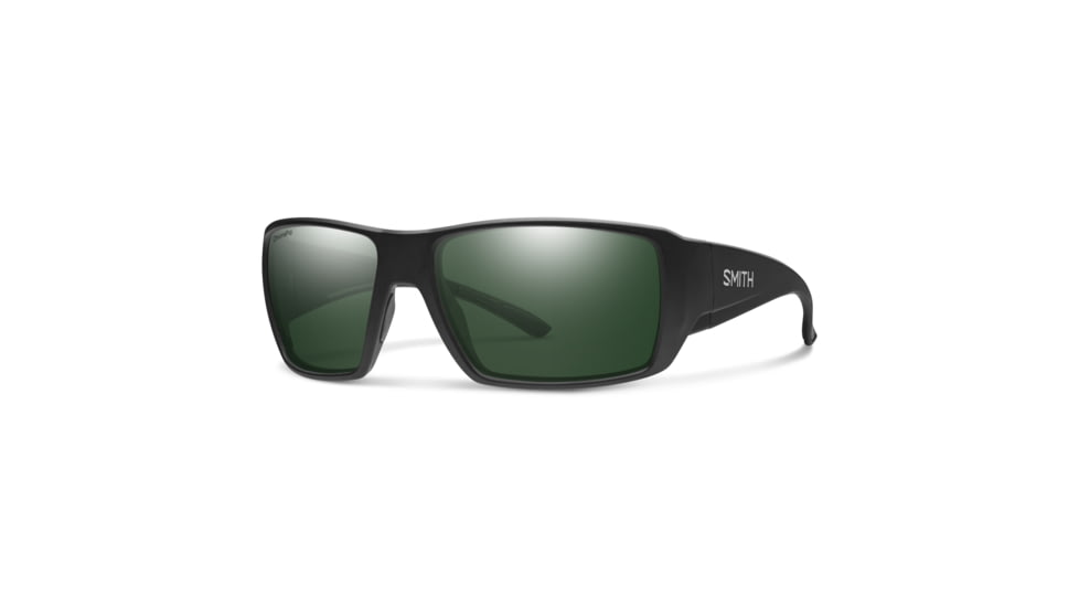 Smith Guides Choice XL Sunglasses, Matte Black Frame, ChromaPop Polarized Gray Green Lens, 20444700363L7