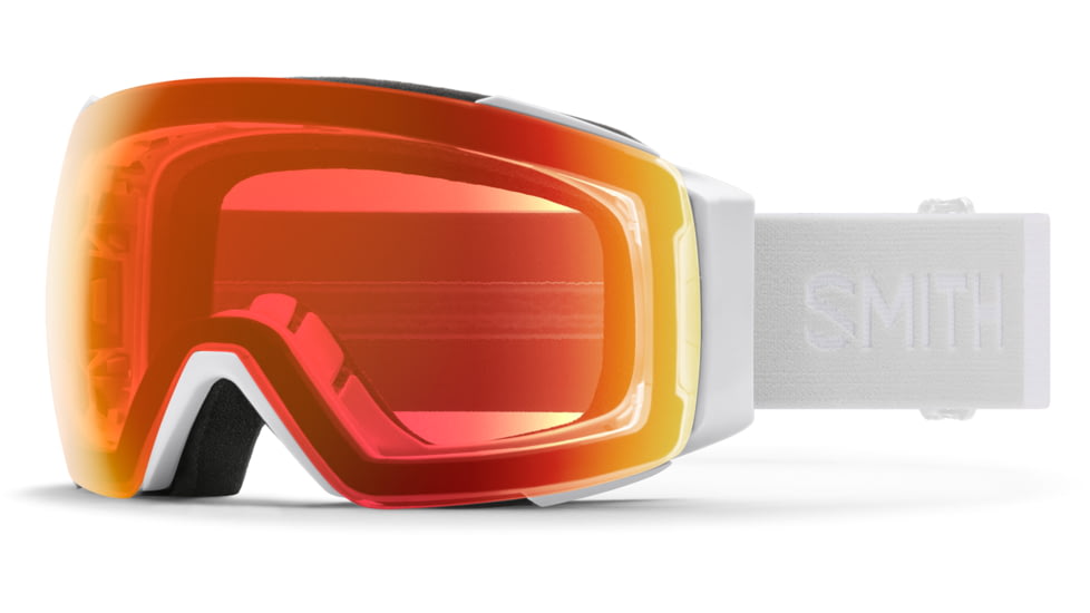 Smith I/O Mag Goggle, ChromaPop Everyday Red Mirror, White Vapor, M004270OZ99MP