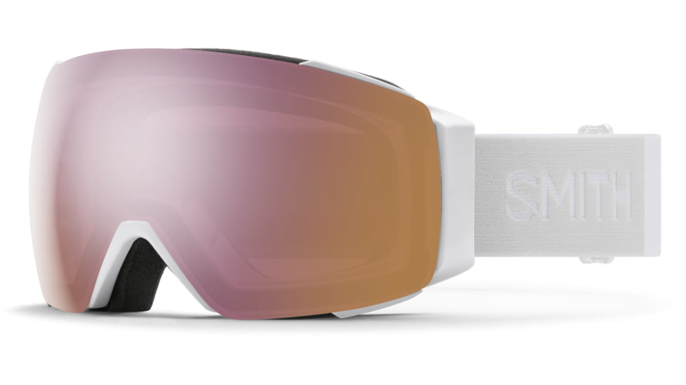 Smith I/O Mag Goggle, ChromaPop Everyday Rose Gold Mirror, White Vapor, M004270OZ99M5