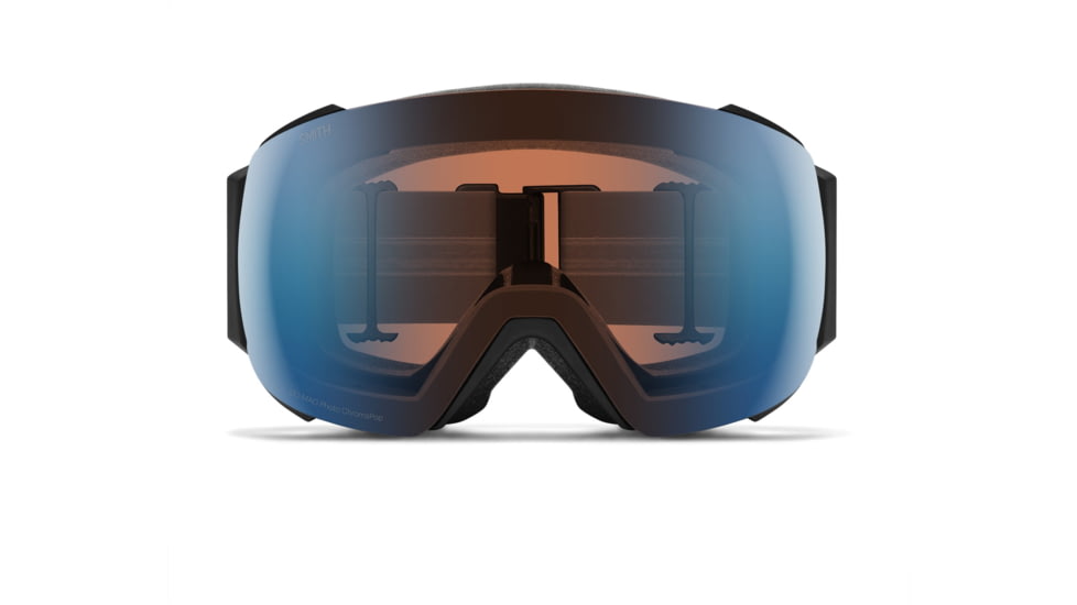 Smith I/O Mag Goggle, MAG Series, Black, ChromaPop Pro Photochromic Blue Mirror Lens, M004270JX994L
