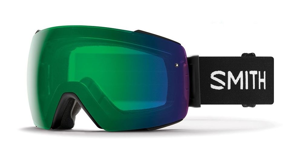 Smith I/O Mag Snow Goggles - Mens, Black, Chromapop Everyday Green Mirror Lens, IM7CPGBK19