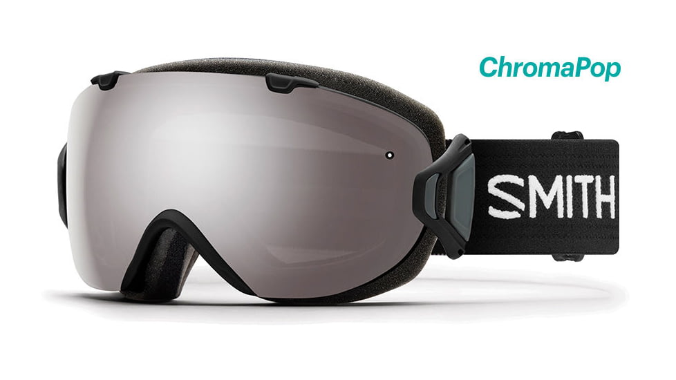 Smith I/OS ChromaPop Goggles Women's, Black/ChromaPop Sun Platinum Mirror IS7CPPBK18