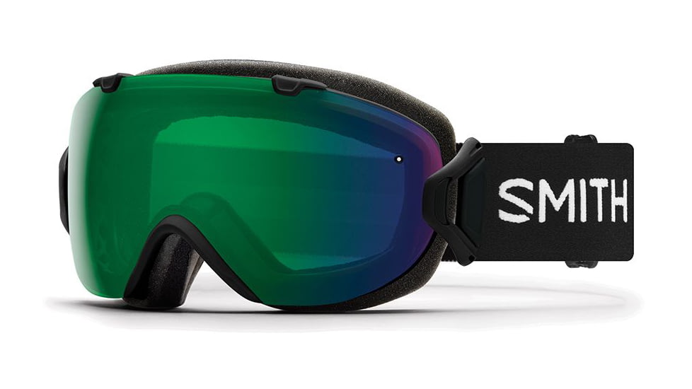 Smith I/OS Snow Goggles - Womens, Black, Chromapop Everyday Green Mirror Lens, IS7CPGBK19