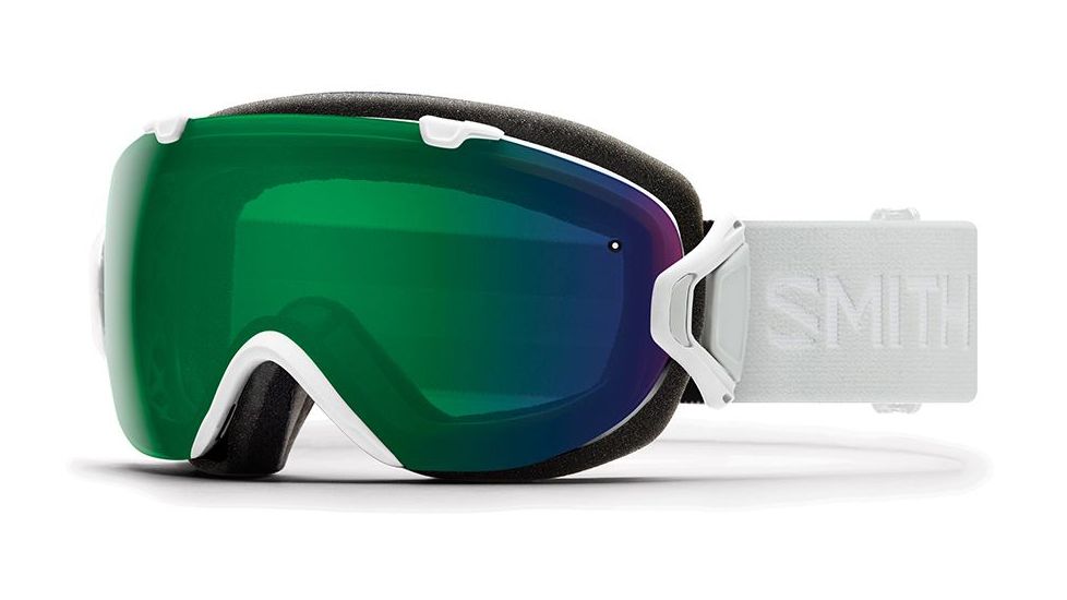 Smith I/OS Snow Goggles - Womens, White Vapor, Chromapop Everyday Green Mirror Lens, IS7CPGWHV19