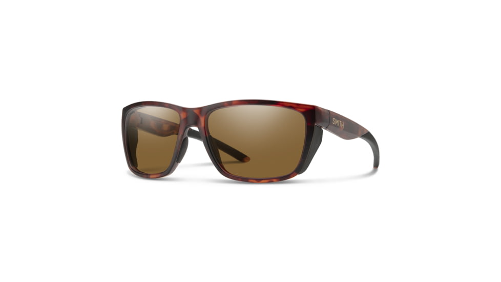 Smith Longfin Sunglasses, Matte Tortoise Frame, ChromaPop Polarized Brown Lens, 201515N9P59L5