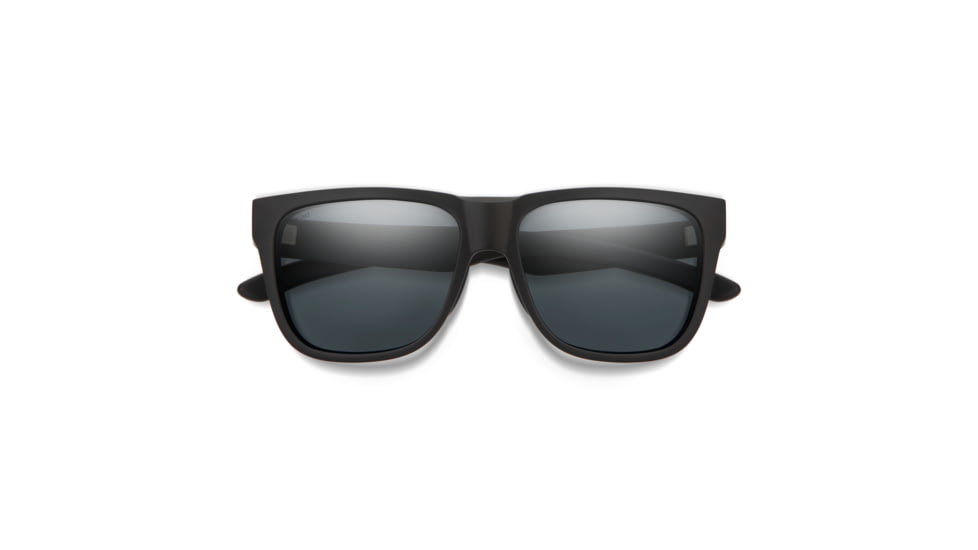 Smith Lowdown 2 Core Sunglasses, Matte Black Frame, Polarized Gray Lens, 20356300356M9