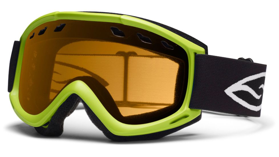 Smith Optics Cascade (New) Goggles - Lime Frame, Gold Lite Lenses CS3LLM12