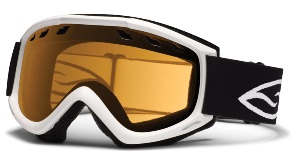 Smith Optics Cascade (New) Goggles - White Frame, Gold Lite Lenses CS3LWT12