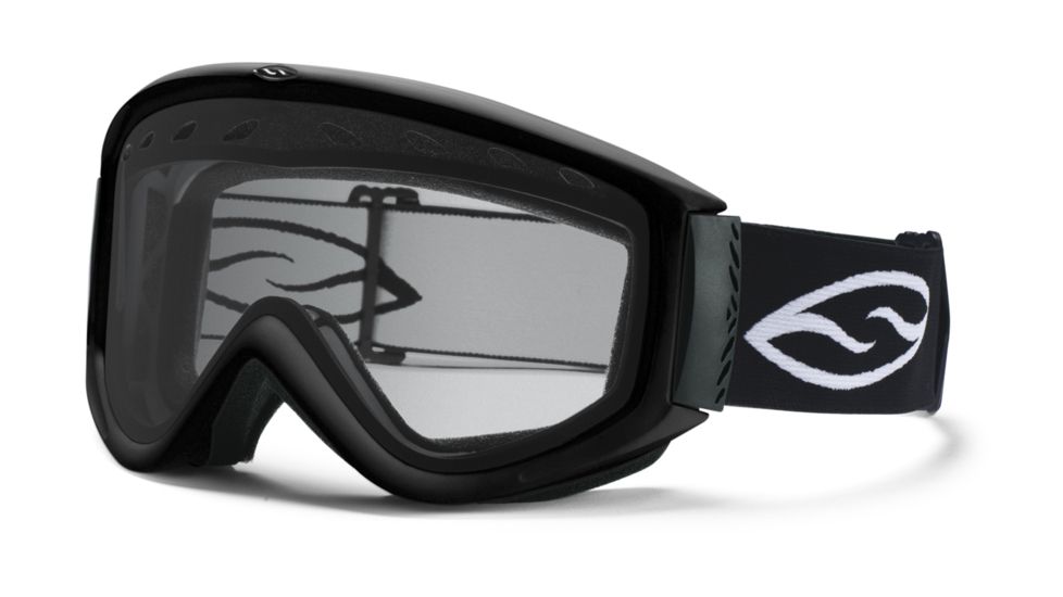 Smith Cascade Ski Goggles - Black Frame, Clear Lens