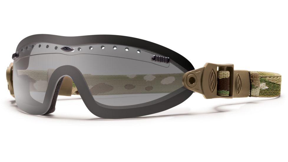Smith Optics Elite Boogie Sport Goggle, Multicam Strap, Gray BSPMCGY13