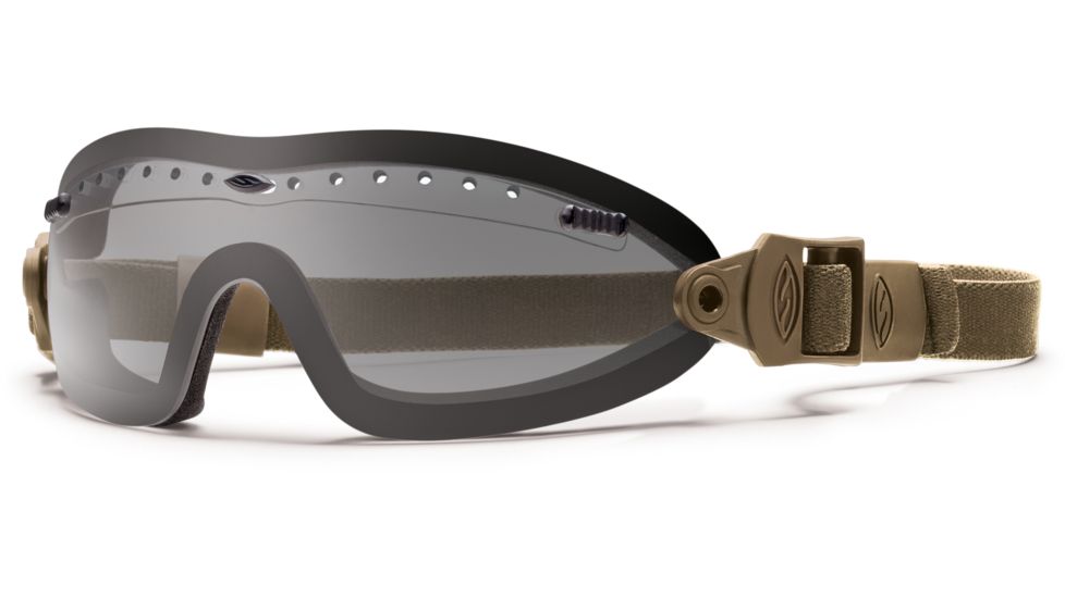 Smith Optics Elite Boogie Sport Goggle, Tan 499 Strap, Gray BSPT499GY13