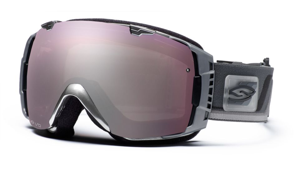 Smith I/O Goggles, Chrome Max, Polarized Rose Copper And Sensor Mirror Lenses IO7EPCM10