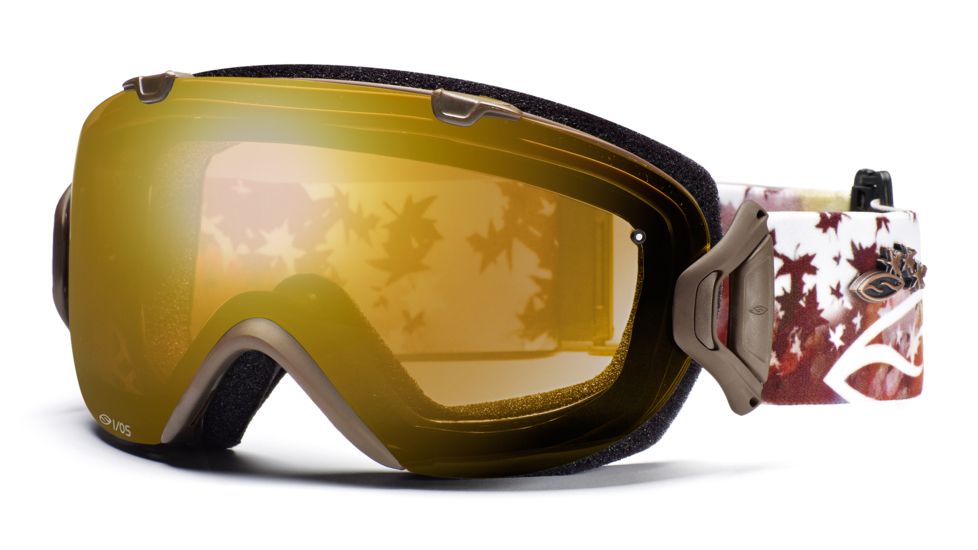 Smith I/OS Goggles, Bronze Fallen, Gold Sensor Mirror And Ignitor Mirror Lenses IS7GMZF11