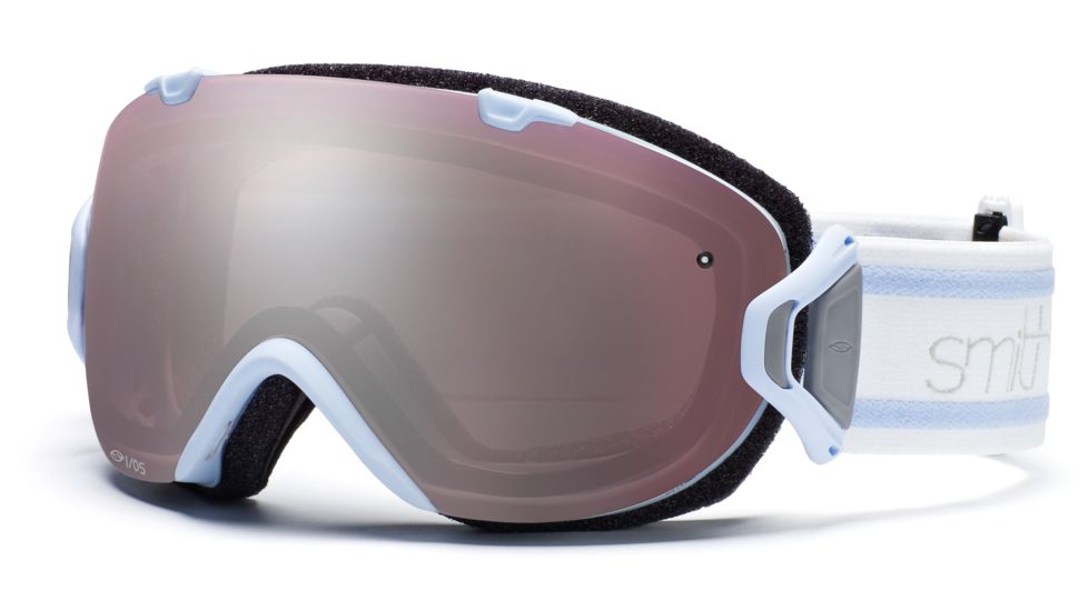 Smith I/OS Goggles, Petal Blue Bristol, Ignitor Mirror And Sensor Mirror Lenses IS7IBB11