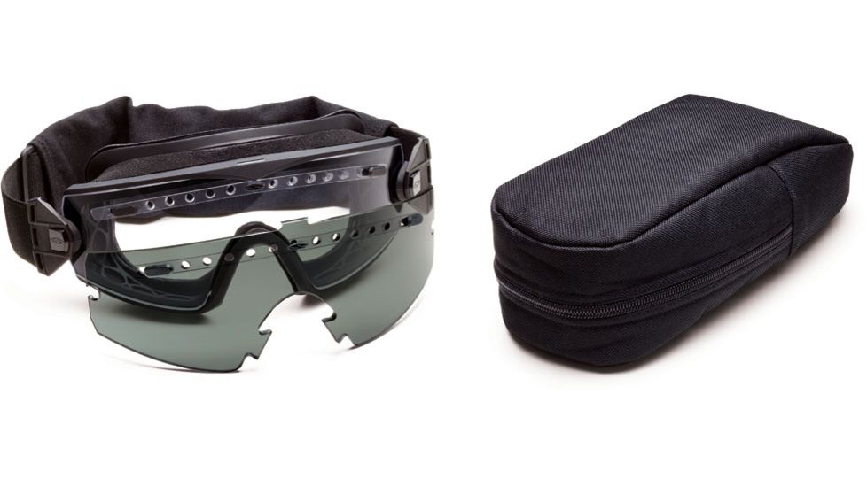 Smith Elite Lopro Regulator Goggles w/ Gray Spare Lens, Black LPG01BK12-2R