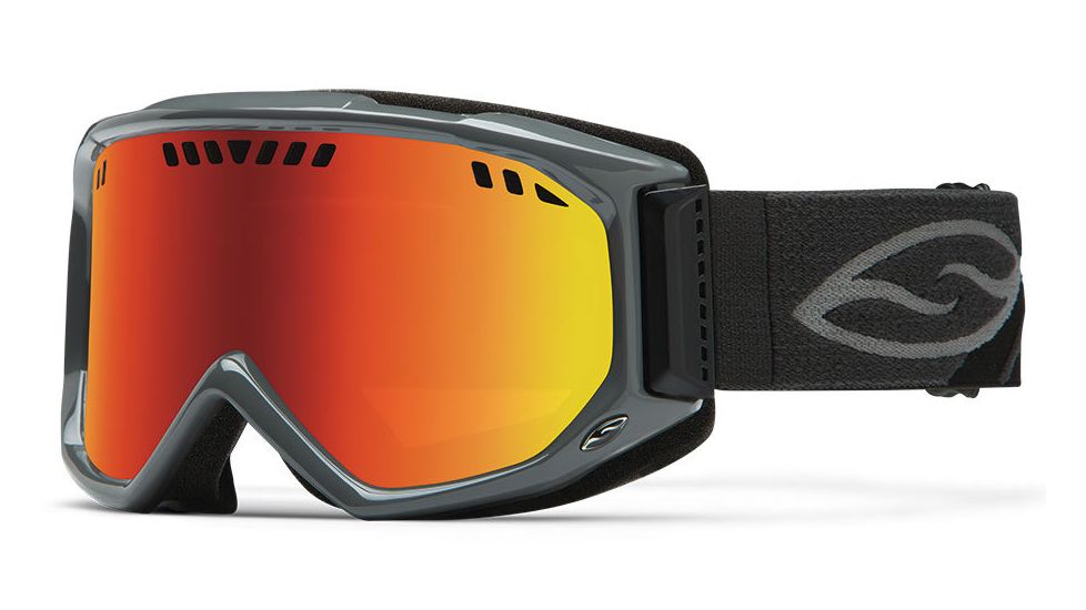 Smith Optics Scope Goggle Charcoal Frame/Red Sol-X Lens SC3DXCC15