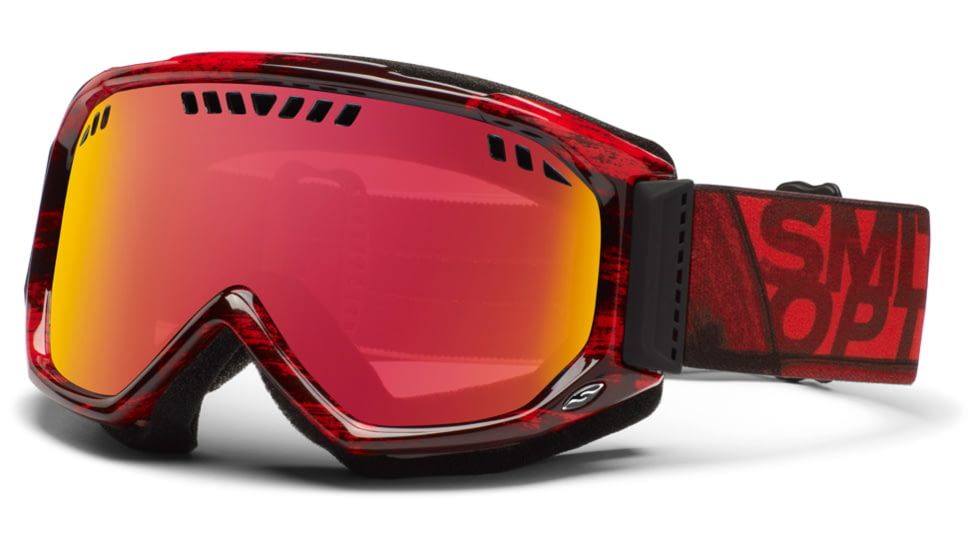 Smith Optics Scope Goggles - Black/Red Dark Sky Frame, Red Sensor Mirror Lenses SC3RZDDS12