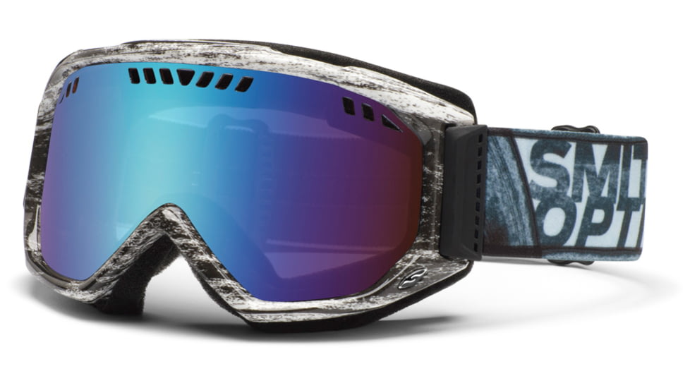 Smith Optics Scope Goggles - Black/White Dark Sky Frame, Blue Sensor Mirror Lenses SC3ZWDS12