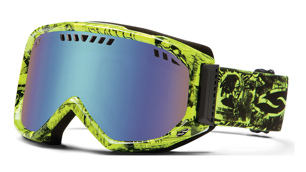 Smith Optics Scope Snow Goggles - Acid W3 Frame w/ Blue Sensor Lens SC3ZAW13