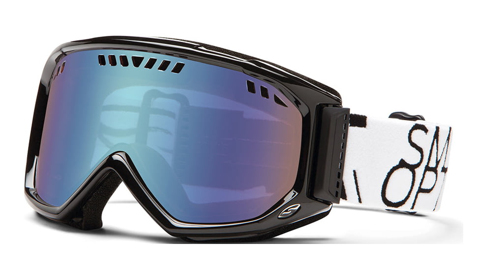 Smith Optics Scope Snow Goggles - Black/White Data Frame w/ Blue Sensor Lens SC3ZBA13