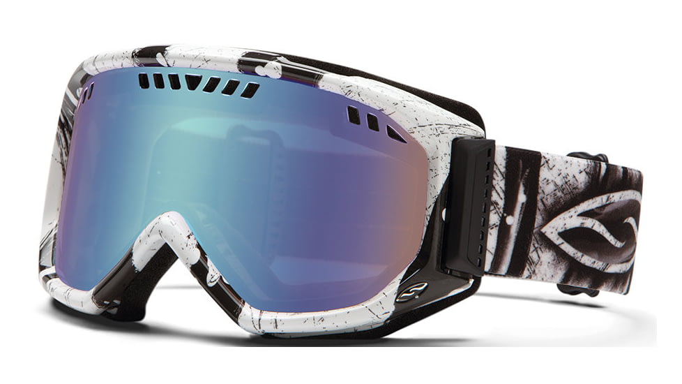 Smith Optics Scope Snow Goggles - Charcoal Batik Frame w/ Blue Sensor Lens SC3ZCB13