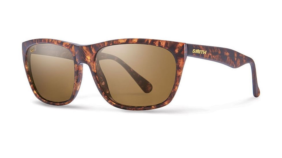 Smith Optics Tioga Sunglasses, Woolrich Matte Vintage Havana Frame, Polarized Brown Lens, Polarized, TOPPBRWMVHV