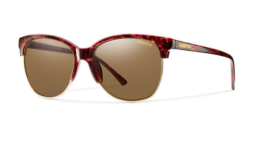 Smith Rebel Sunglasses, Vintage Havana Frame, Polarized Brown Lens, Polarized, BLPPBRVHV