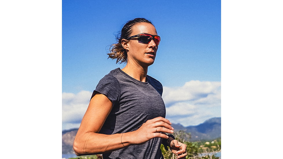 Smith Resolve Sunglasses, Matte Black Frame, ChromaPop Red Mirror Lens, 20492600370X6