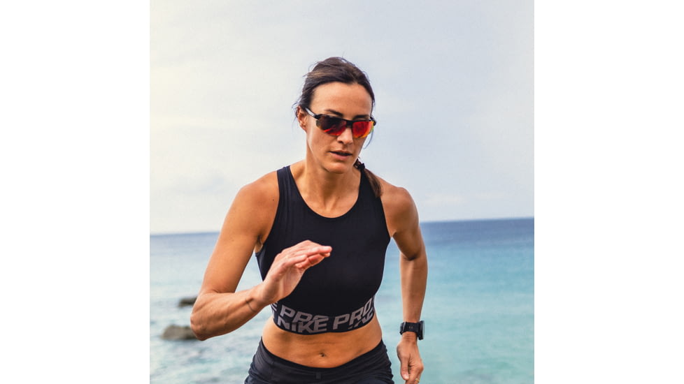 Smith Resolve Sunglasses, Matte Black Frame, ChromaPop Red Mirror Lens, 20492600370X6