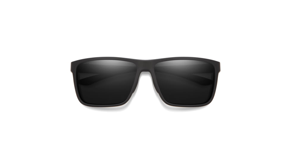 Smith Riptide Sunglasses, Matte Black Frame, ChromaPop Glass Polarized Black Lens, 203682003616N