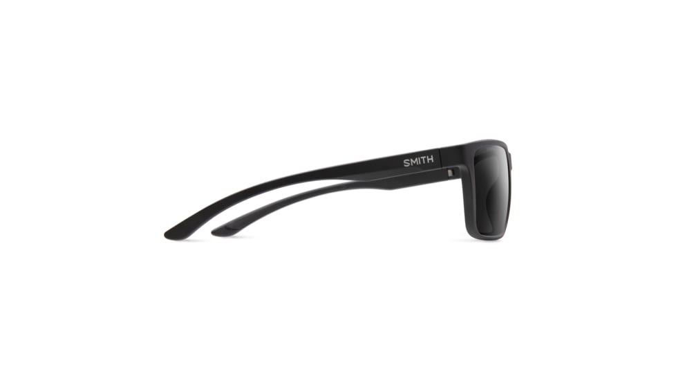 Smith Riptide Sunglasses, Matte Black Frame, ChromaPop Glass Polarized Black Lens, 203682003616N
