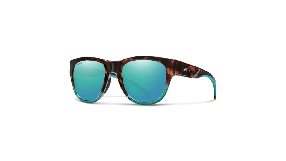 Smith Rockaway Sunglasses, Opal Fade Frame, ChromaPop Polarized Opal Mirror Lens, 204316LJT52QG