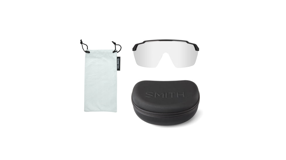 Smith Shift MAG Sunglasses, Black Frame, ChromaPop Red Mirror Lens, 204056SUB99X6