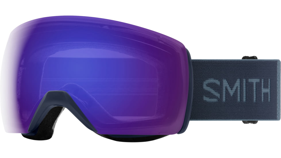 Smith Skyline XL Goggle, ChromaPop Everyday Violet Mirror, French Navy, M007152R79941
