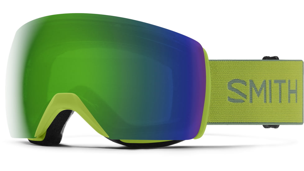 Smith Skyline XL Goggle, ChromaPop Sun Green Mirror, Algae, M007150IP99MK