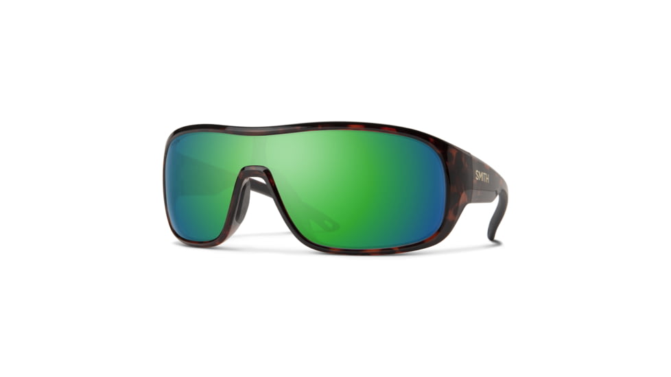 Smith Spinner Sunglasses, Tortoise Frame, ChromaPop Polarized Green Mirror Lens, 20498108699ZY