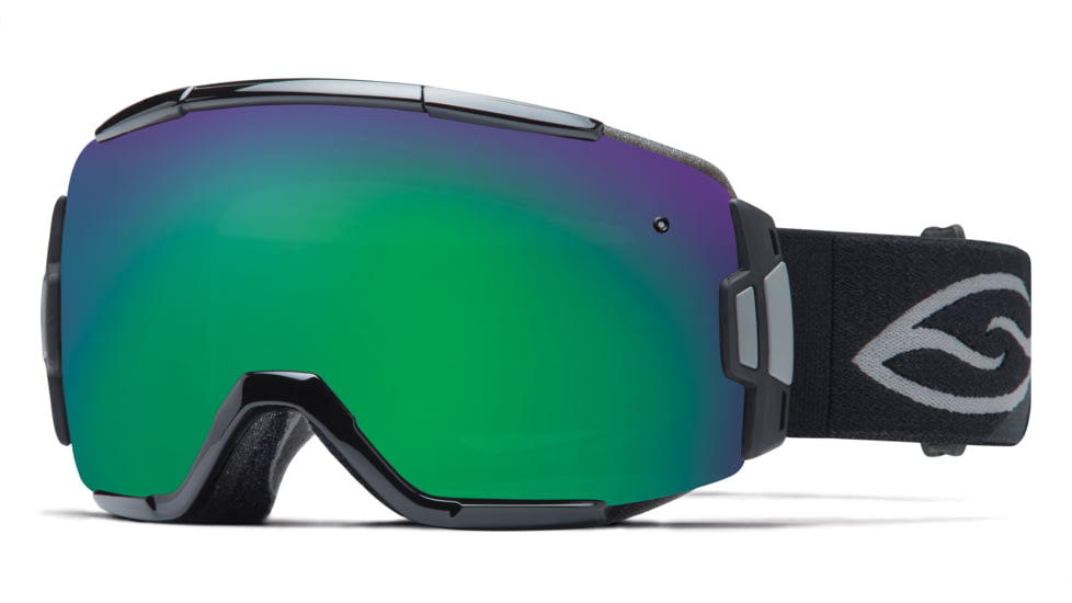 Smith Vice Goggle-Black-Green Sol-X Mirror