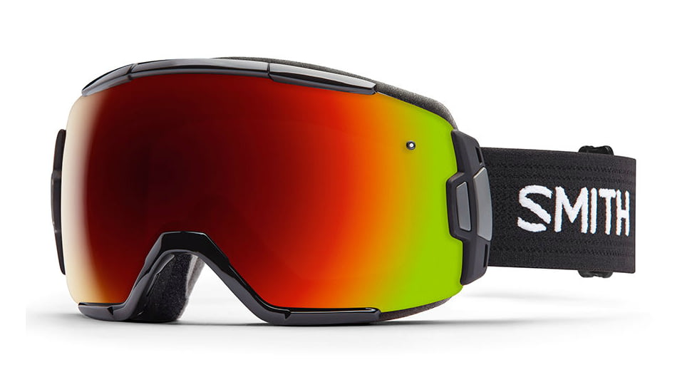 Smith Vice Goggle-Black-Red Sol-X Mirror