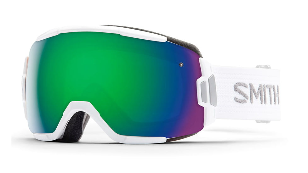 Smith Vice Goggle-White-Green Sol-X Mirror