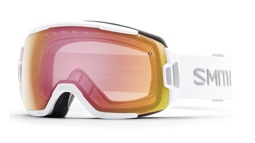 Smith Vice Goggle-White-Red Sol-X Mirror