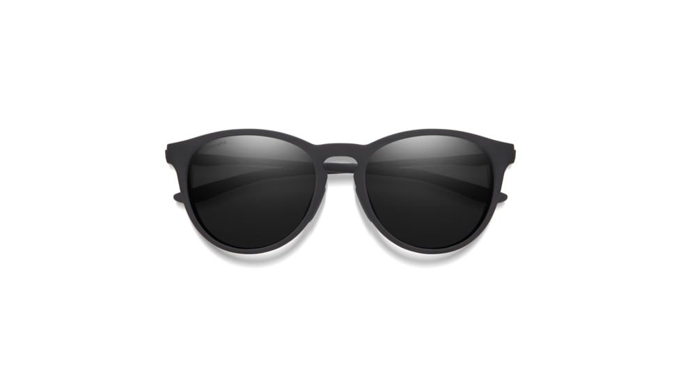 Smith Wander Sunglasses, Matte Black Frame, ChromaPop Polarized Black Lens, 204931003556N