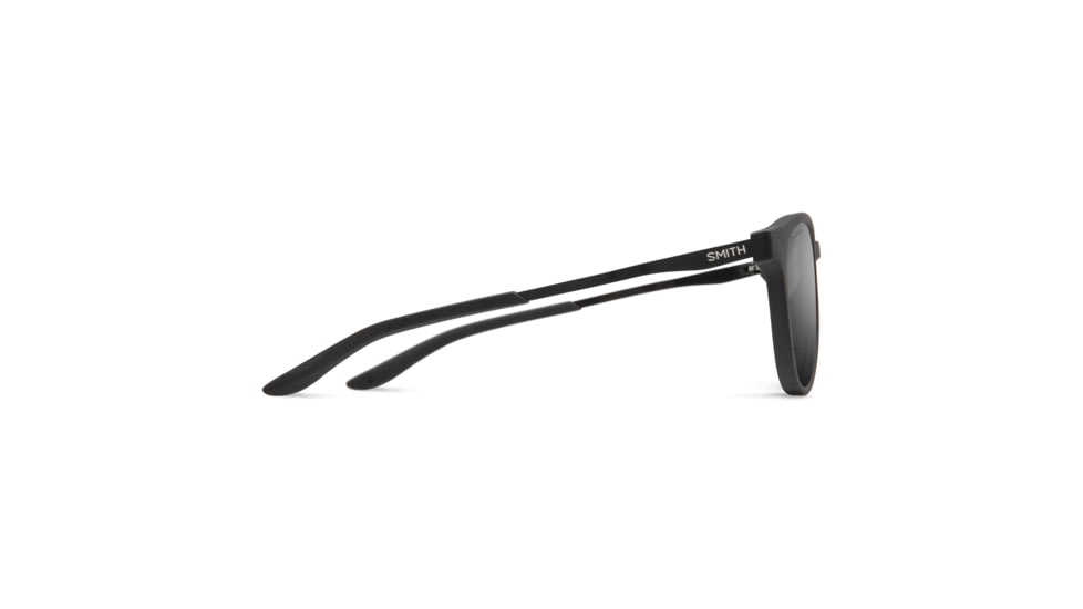 Smith Wander Sunglasses, Matte Black Frame, ChromaPop Polarized Black Lens, 204931003556N