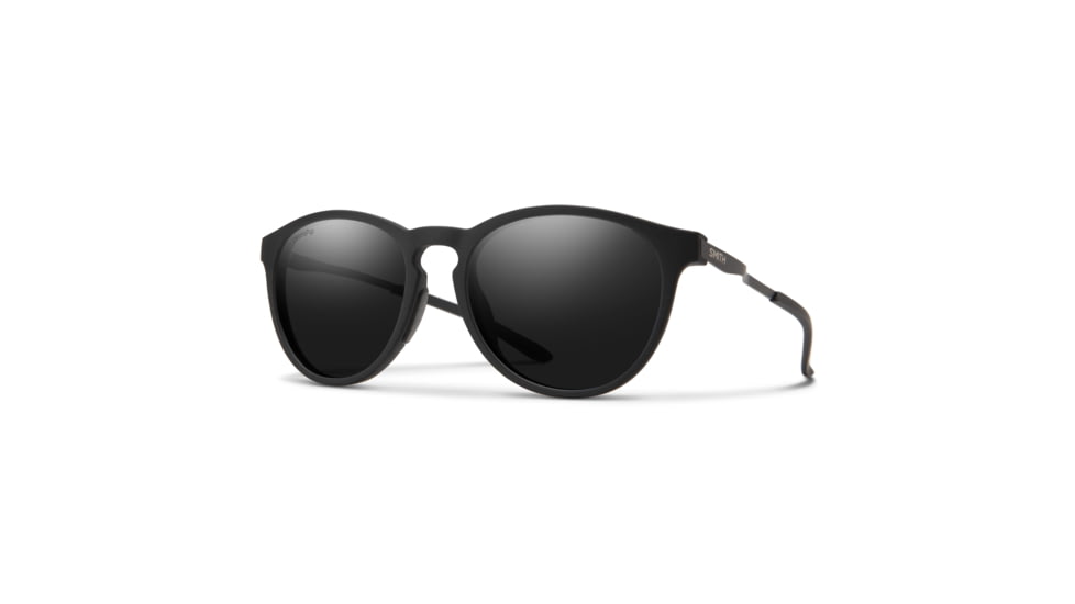 Smith Wander Sunglasses, Matte Black Frame, ChromaPop Polarized Black Lens, 204931003556N