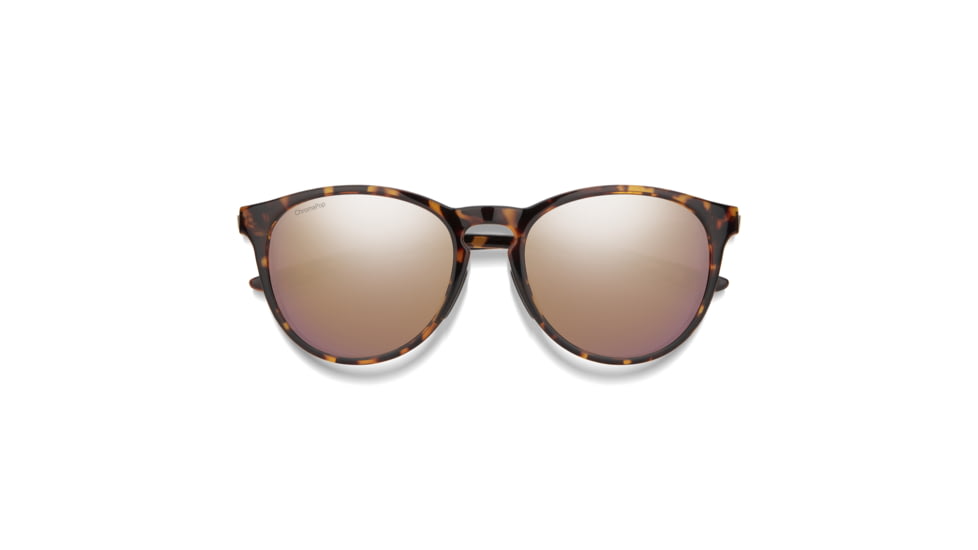 Smith Wander Sunglasses, Tortoise Frame, ChromaPop Polarized Rose Gold Mirror Lens, 204931086559V