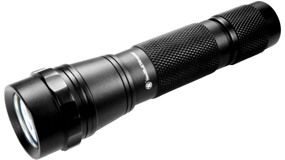Smith &amp; Wesson Delta Force LED Flashlight, 374 Lumens, 2X CR123, Black 110246